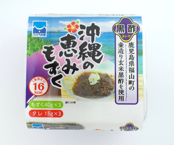 沖縄の恵みもずく 黒酢