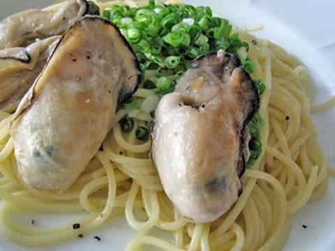 牡蠣パスタ